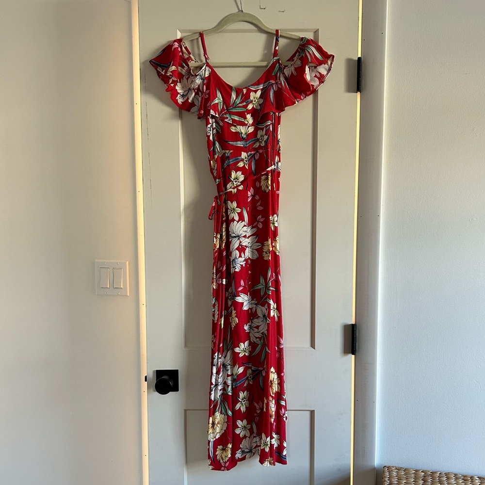 Floral Wrap Dress